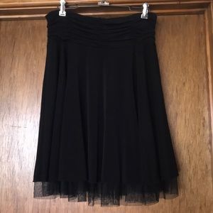 Joe Benbassett size Large circle skirt black